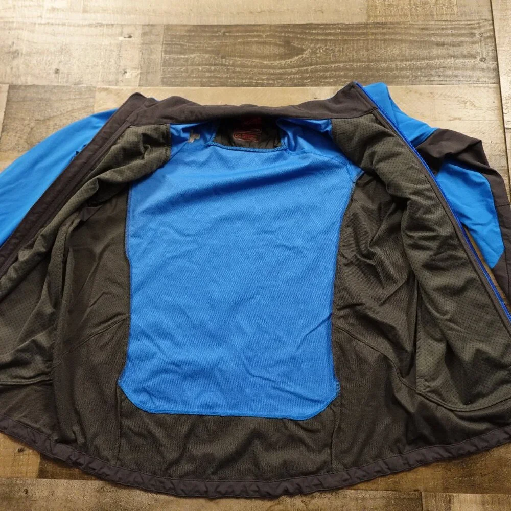 The North Face Summit Series Softshell‎ Jacket Blue/Gray Men’s Size Large